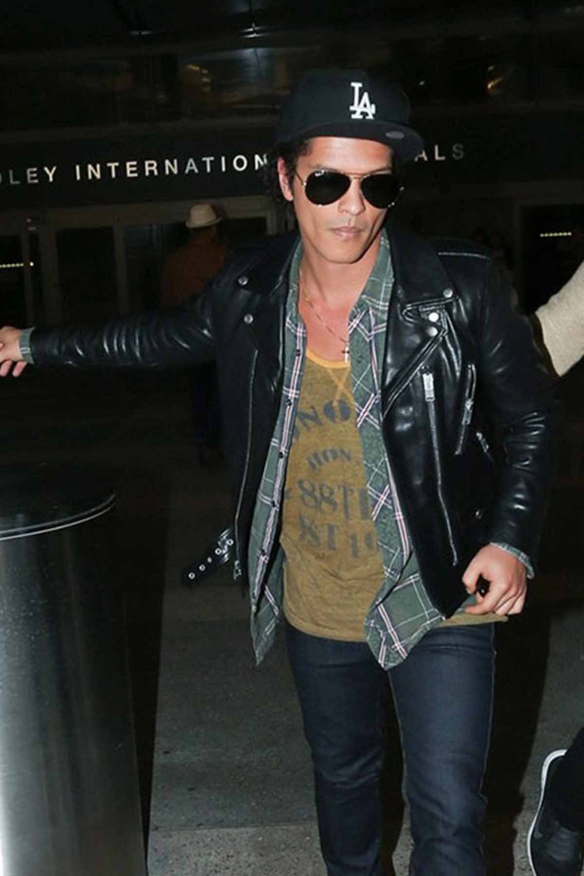 Trendy Fashionable Bruno Mars Leather Jacket