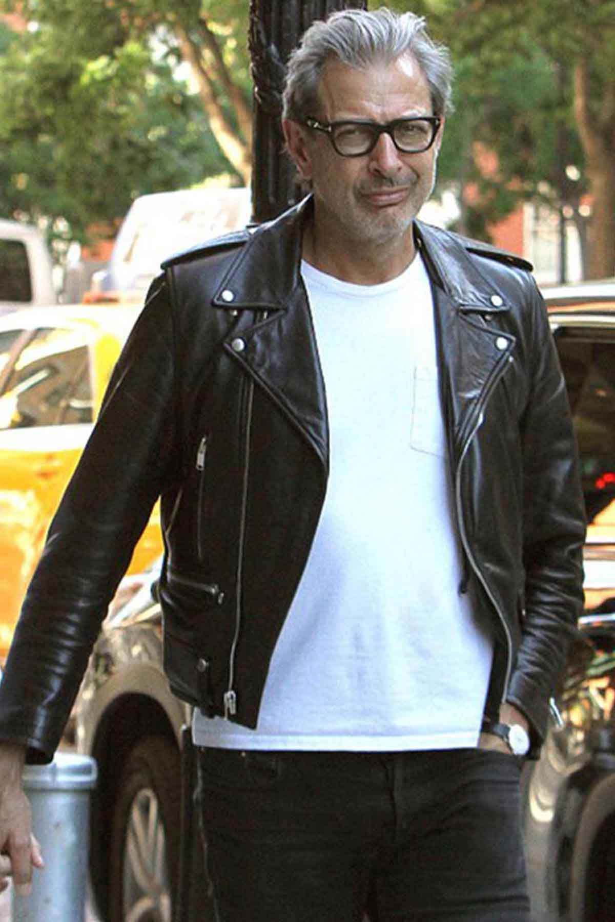 Jeff Goldblum Leather Jacket For Men’s