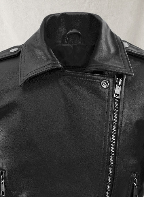 Natasha Romanoff Back Widow Motorcycle Leather Jacket