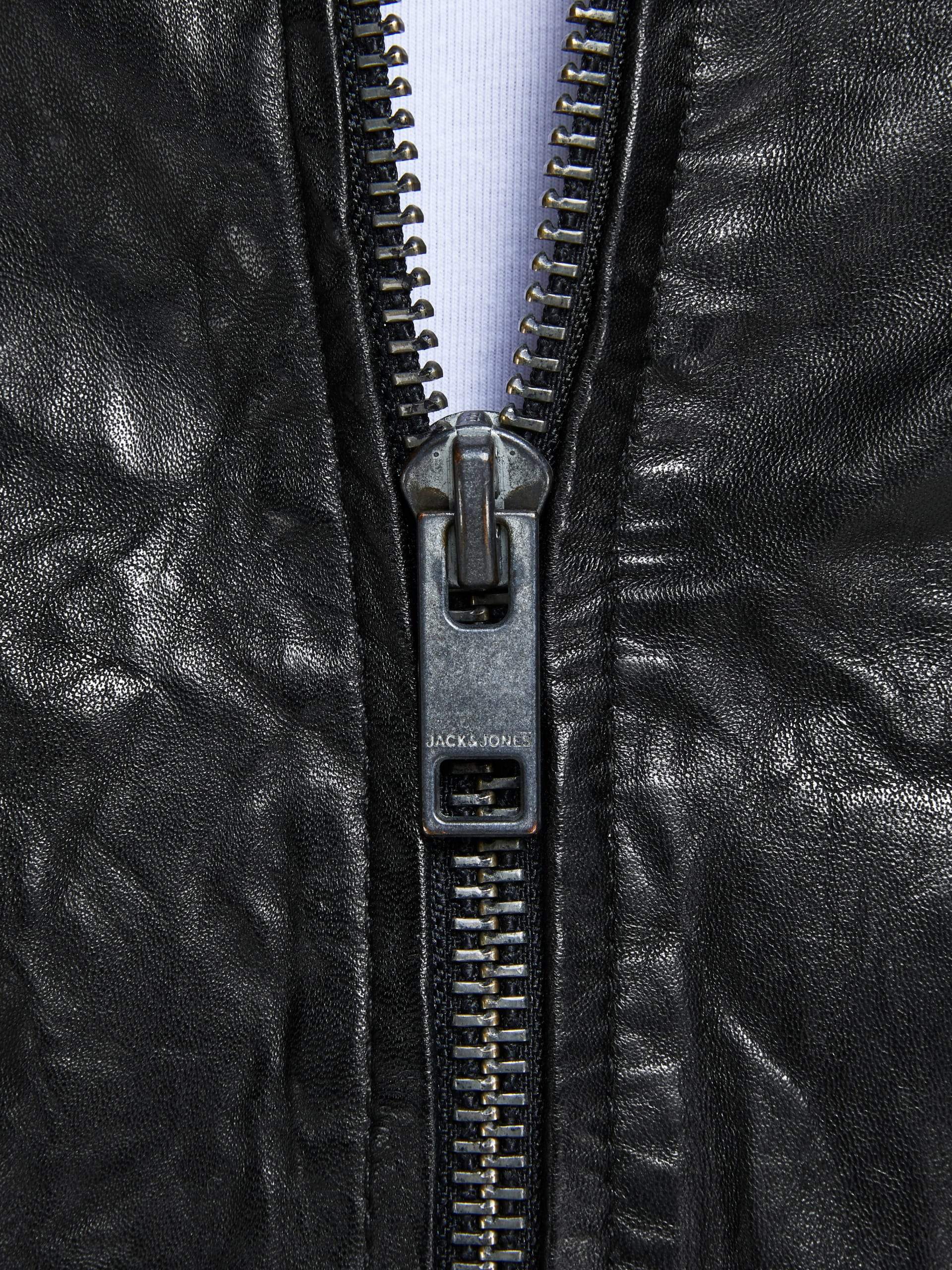 vintage Sheep Skin Bomber Leather Jacket