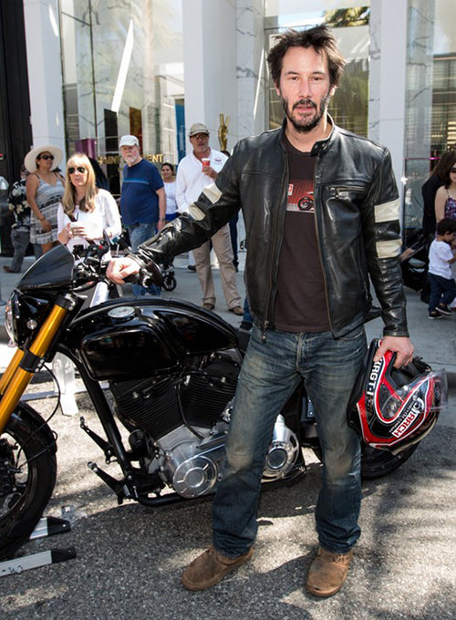 Keanu Reeves Motorcycle Leather Jacket