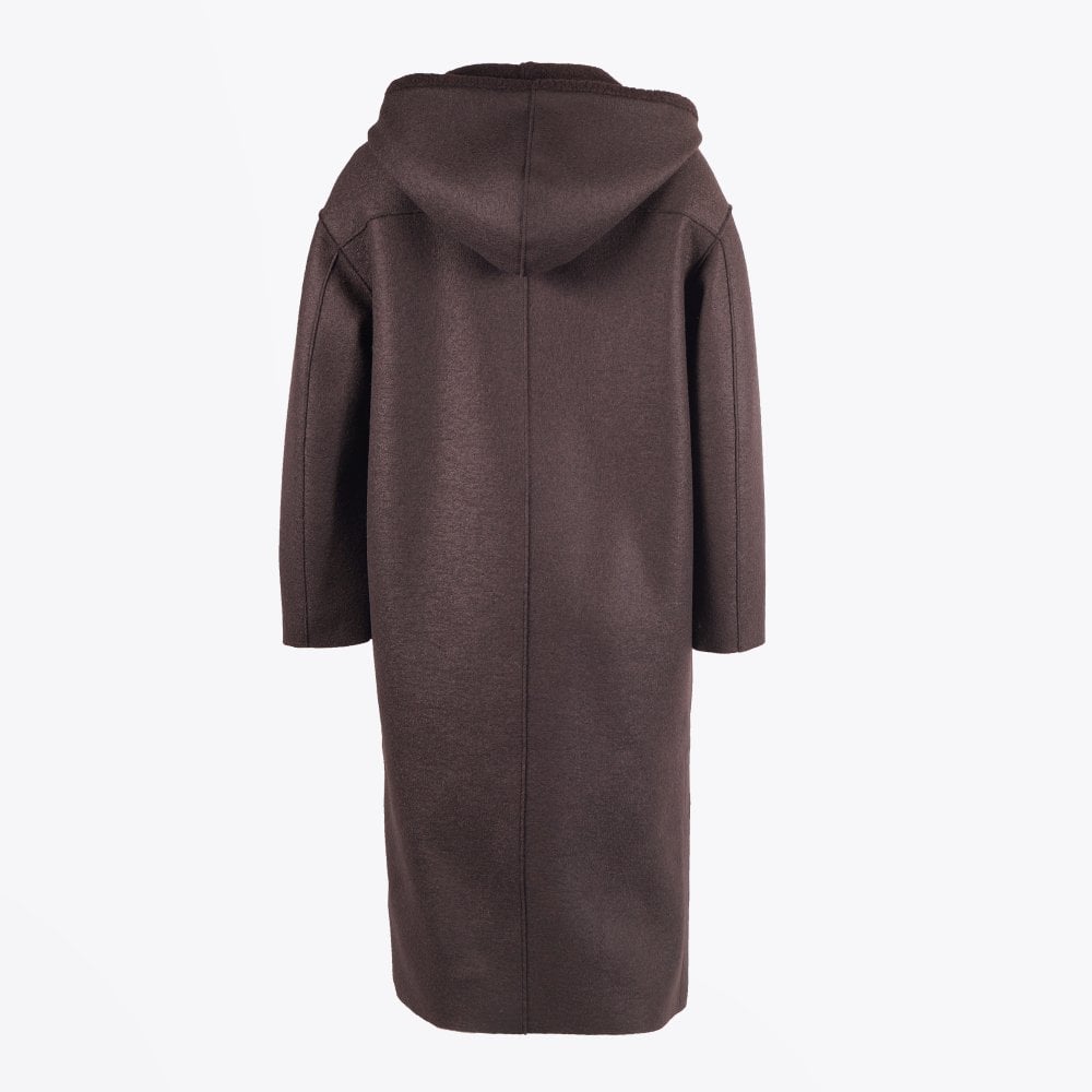 Women's Italian Style Hooded Soft Wool Coat