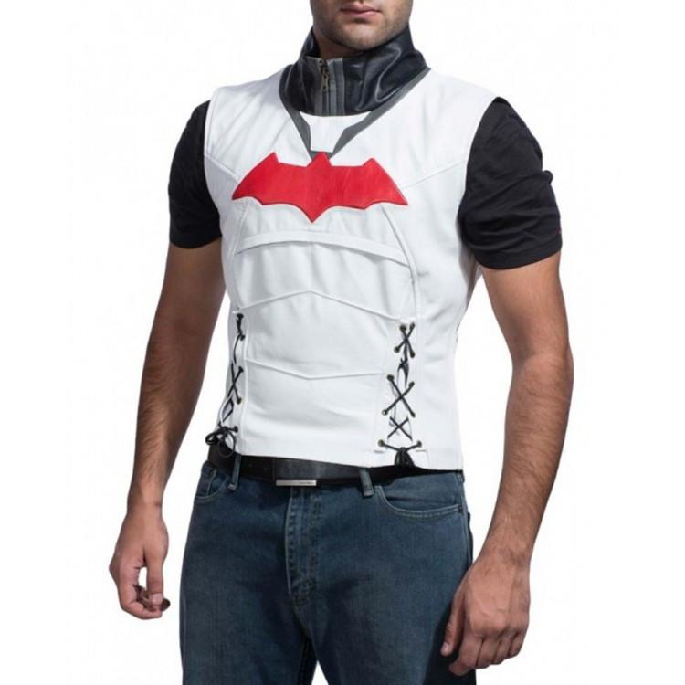 Batman Arkham Knight Red hood Leather Jacket & Vest