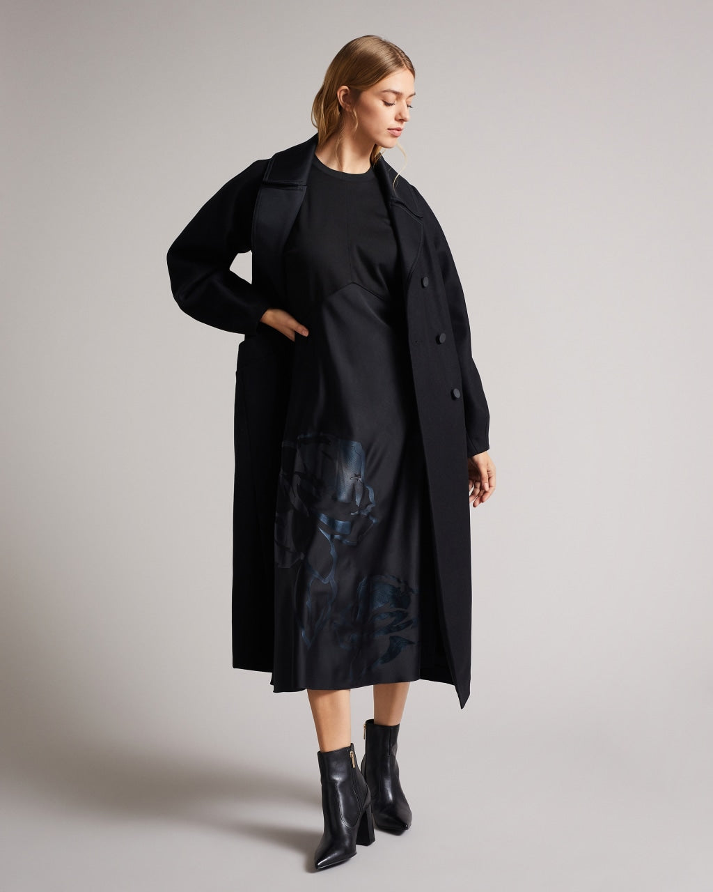 Women's Double Faced Technical Wool Coat