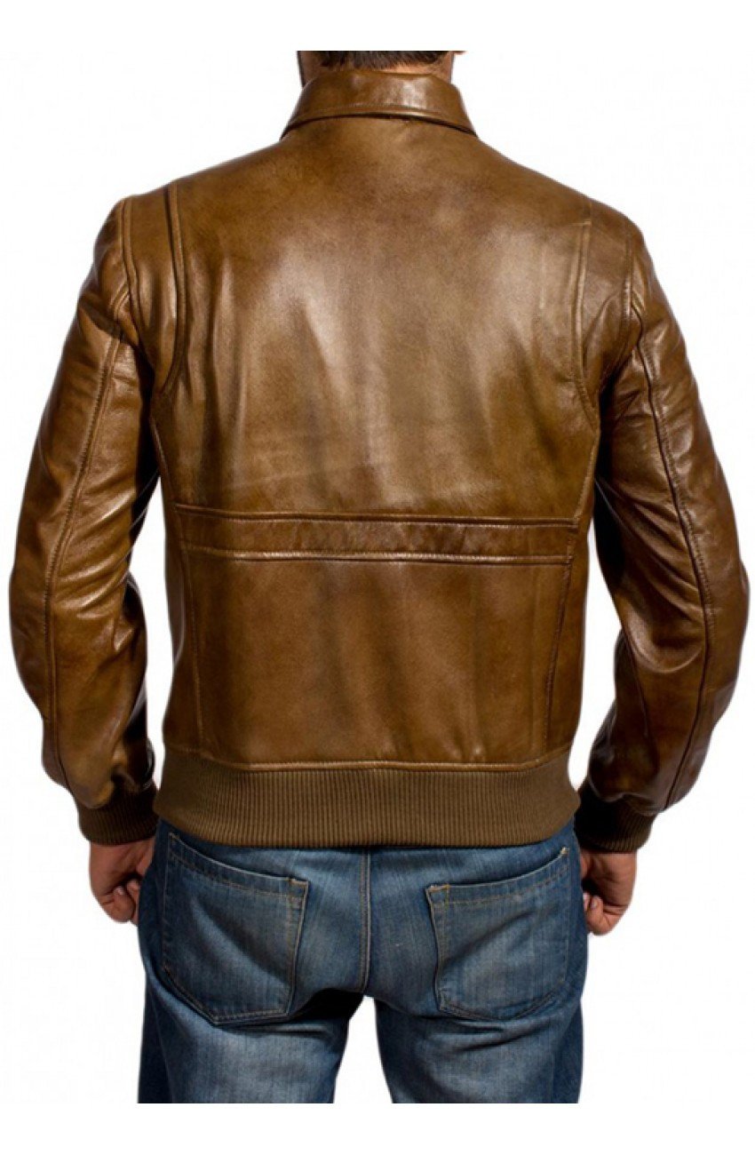 Ansel Elgort Leather The Fault in Our Stars Jacket