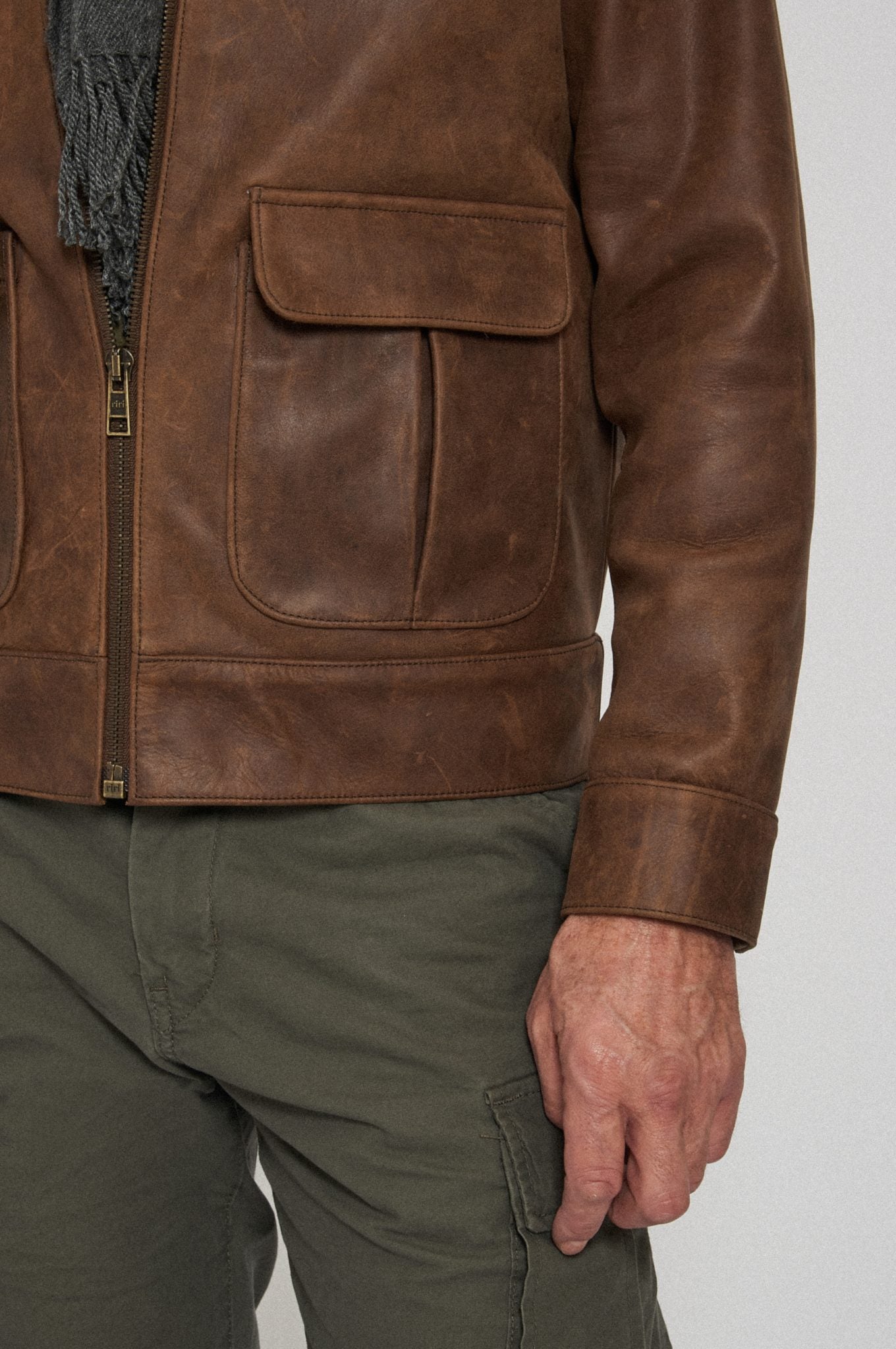 Men's Rugged and Characterful Premium Leather Jacket