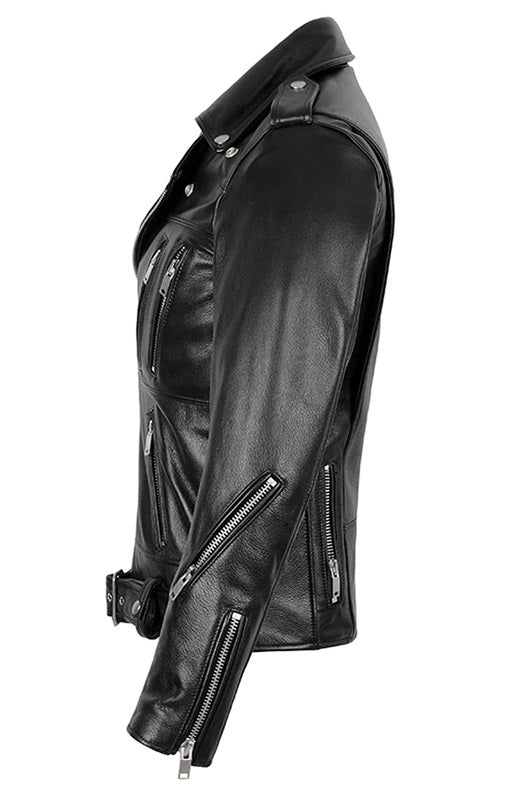 Men’s Multi Zipper Biker Genuine Leather Jackets
