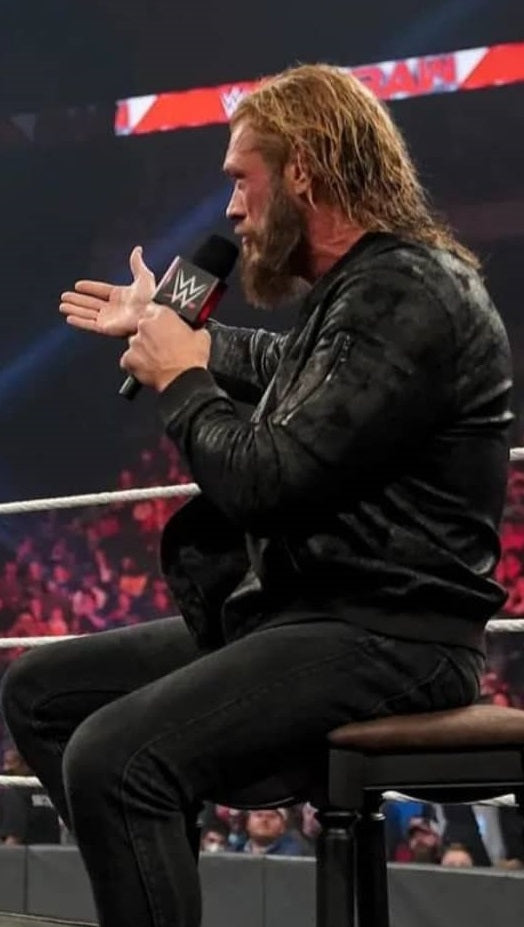 WWE Edge Returns Monday Night RAW 2021 Leather Jacket