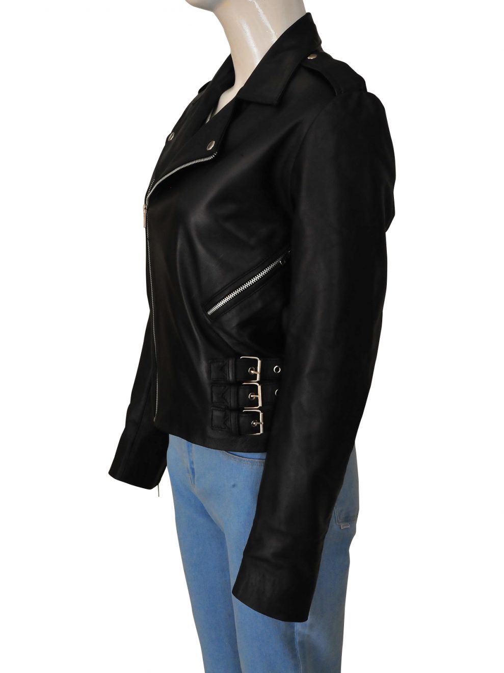 Kim Kardashian Motorcycle Leather Jacket