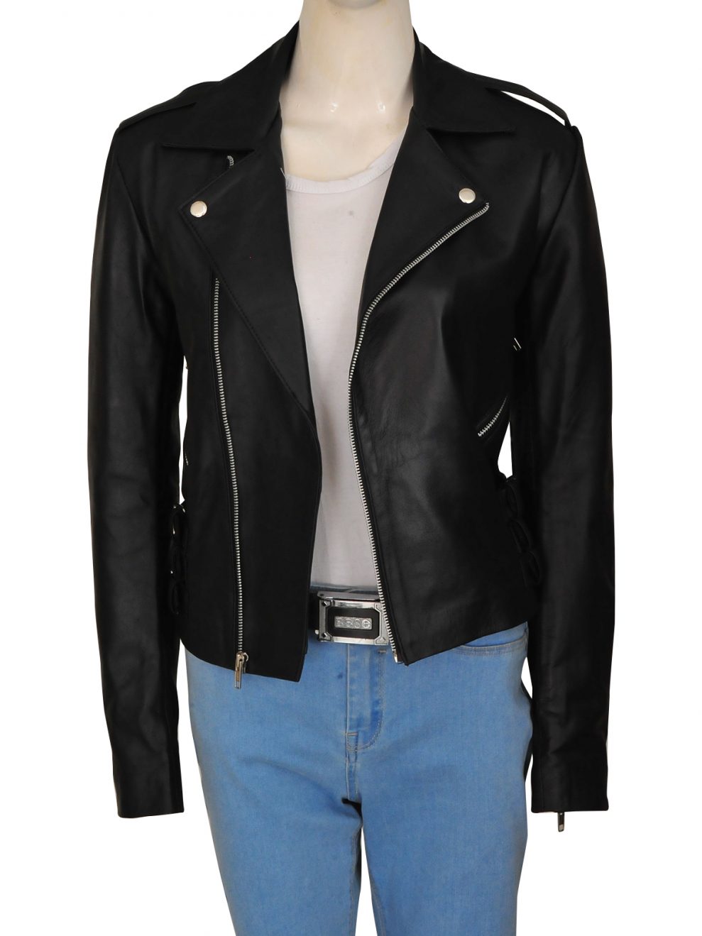Kim Kardashian Motorcycle Leather Jacket