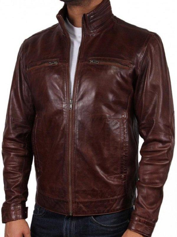 Human Target Mark Valley Leather Jacket
