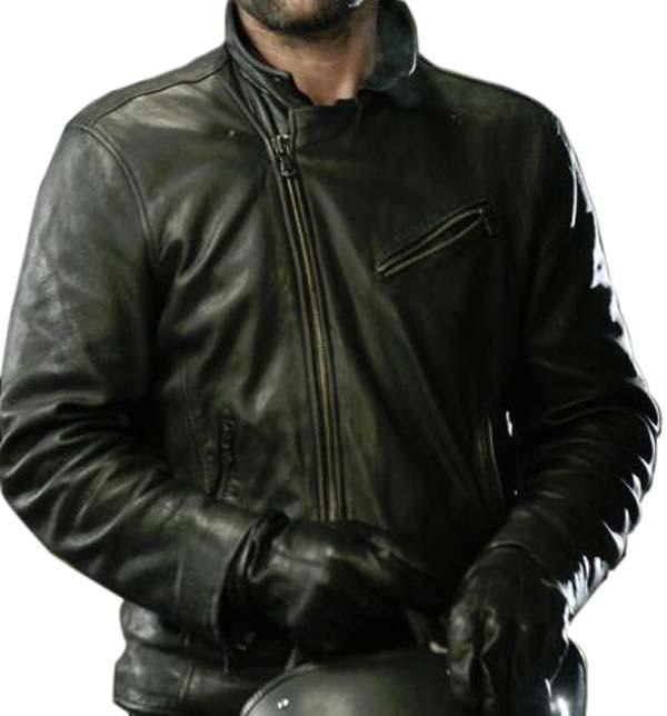 Once Upon A Time August Booth Leather Jacket