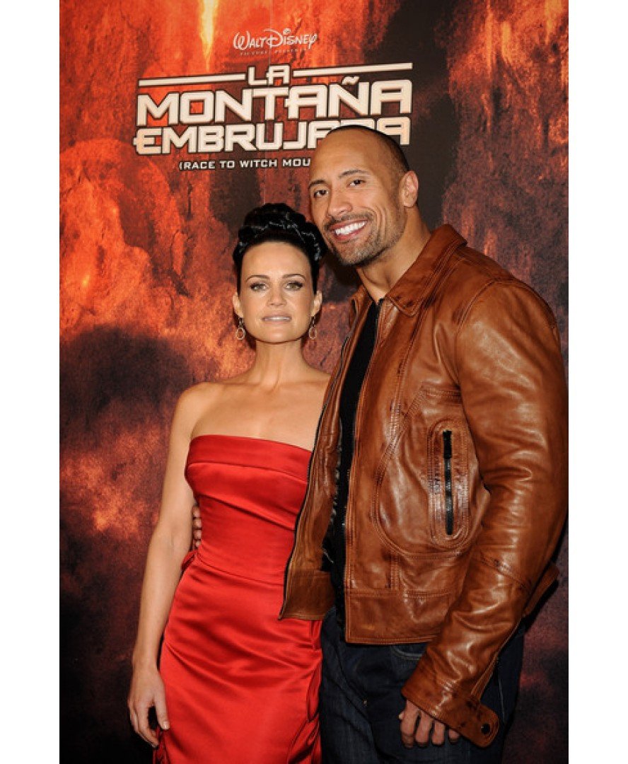 Dwayne Johnson Race To Witch Mountain Premiere Leather Jacket