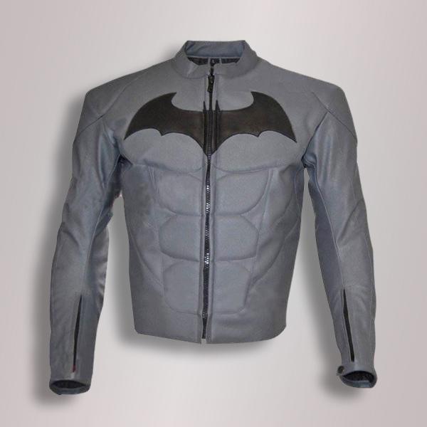 Batman Arkham Knight Batman Grey Leather Jacket