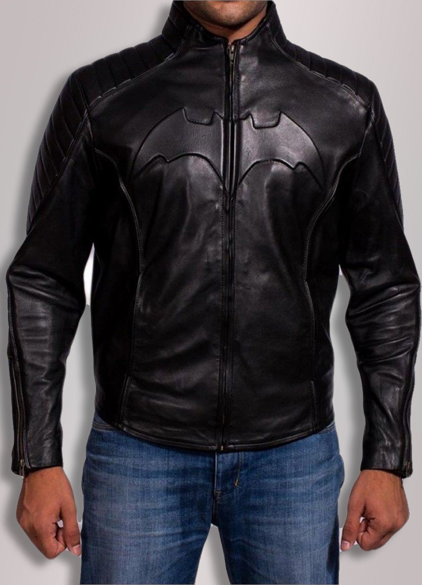 Bruce Wayne Batman Begins Leather Jacket