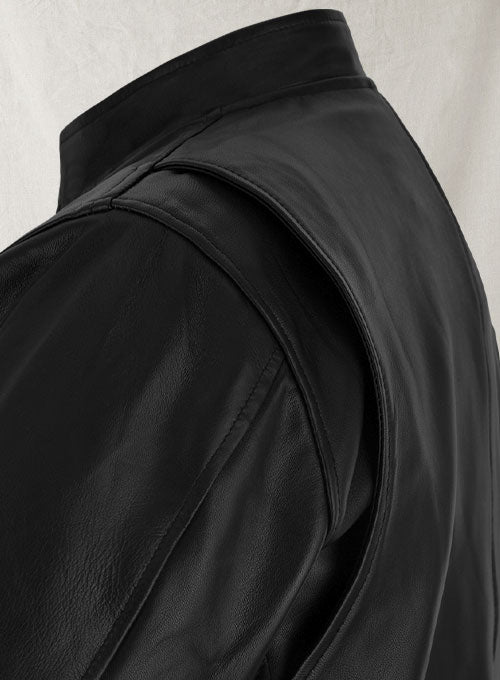 Henry William Dalgleish Cavill Black Leather Jacket