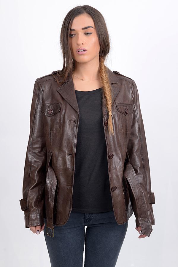 Women RAPTASS Leather Coate