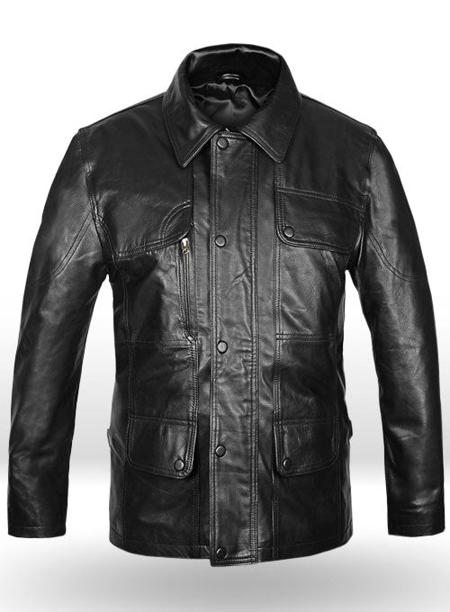Terminator Genisys Black Leather Jacket